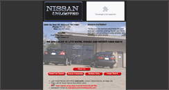 Desktop Screenshot of nissanunlimited.com